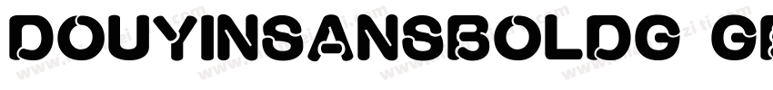 DOUYINSANSBOLDG GB字体转换